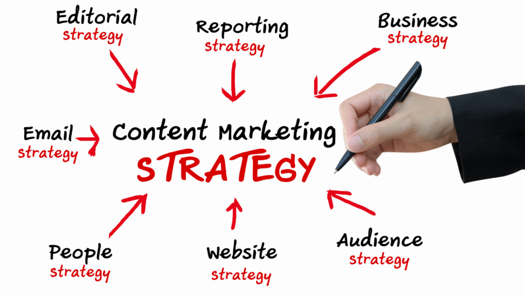 انواع المحتوى التسويقي