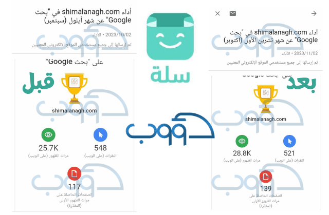 نماذج تحسين محركات البحث seo متاجر سلة من شركة دؤوب سيو 3 نتائج تحسين محركات البحث لمتجر سلة إلكتروني